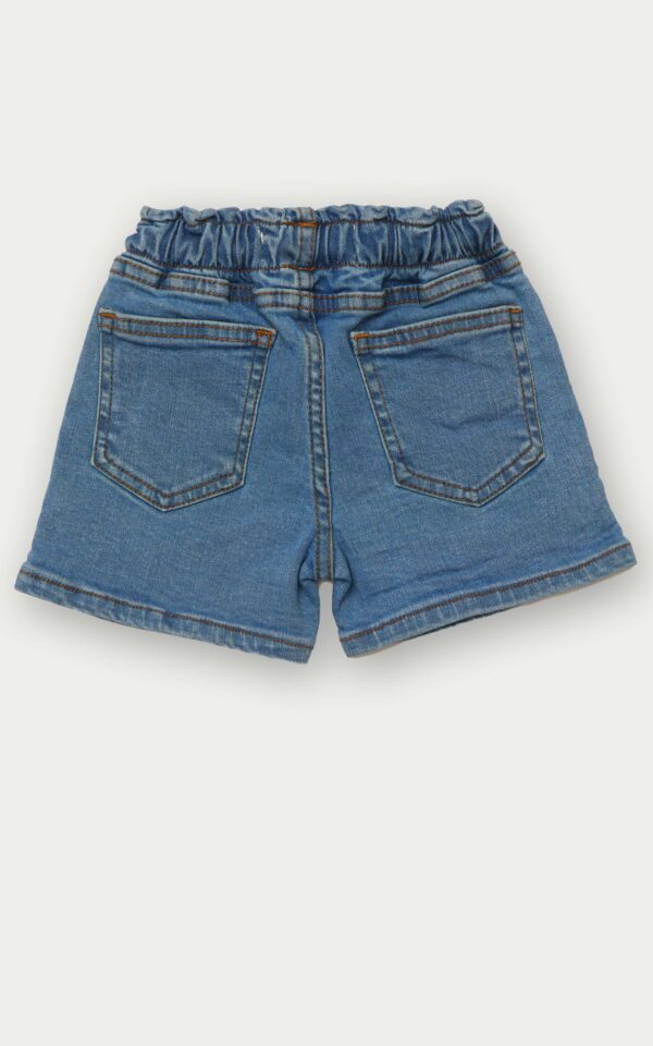 Elasticated Bermuda Jeans Shorts