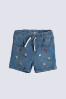 Embroidered Girls Bermuda Short