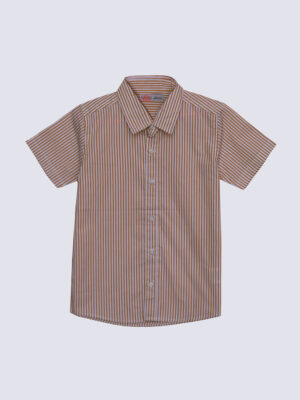Stripe Short Sleeves Shirt