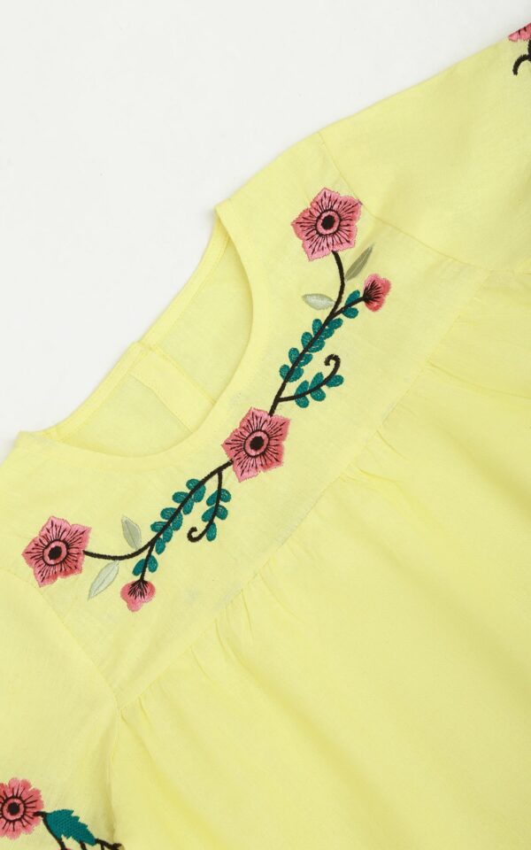 Girls Embroidered Top