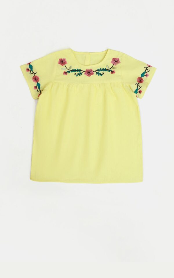 Girls Embroidered Top