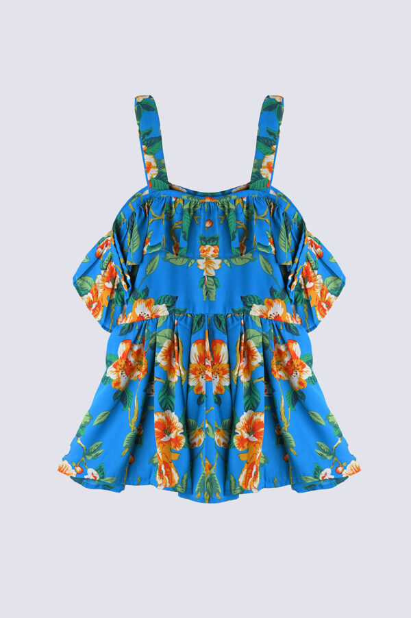 Girls printed frock