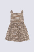 Printed strap shoulder dress