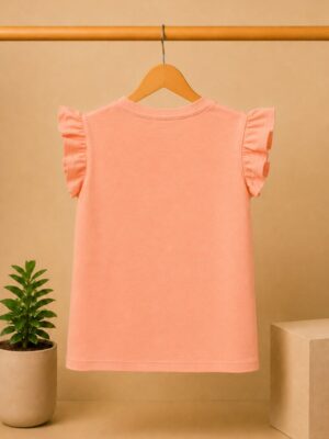 Snoopy friends frill t-shirt backside