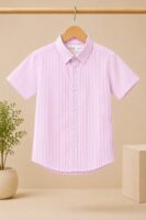 Stripe Short Sleeves Shirt