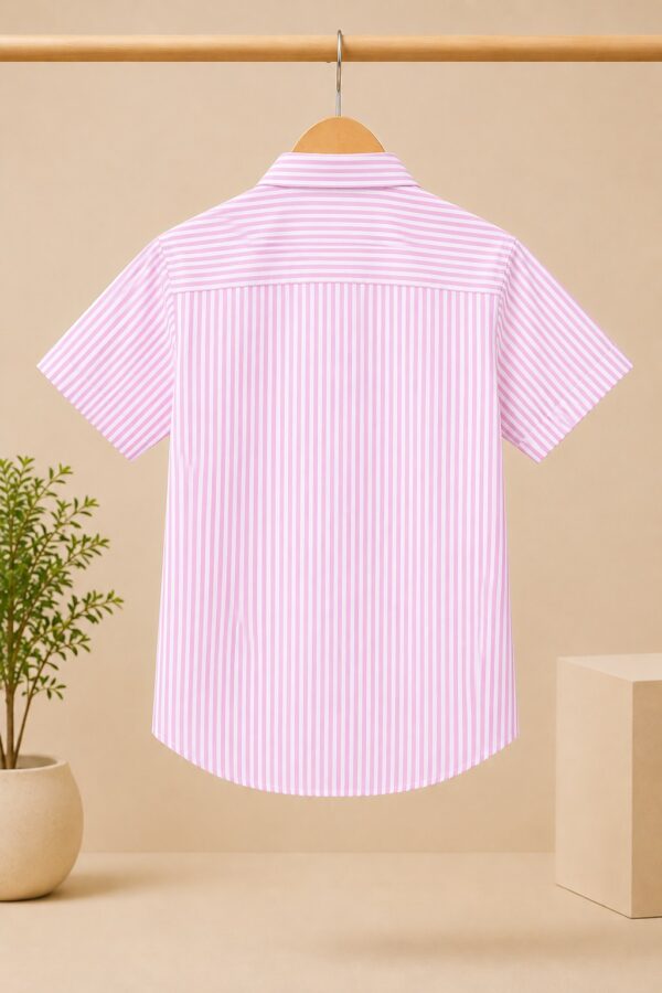 Stripe Short Sleeves Shirt