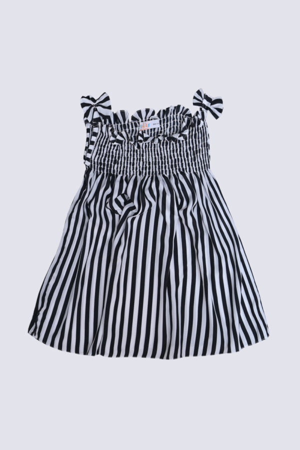 Striper Frock With Smoking