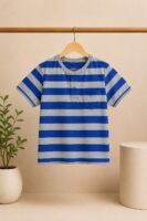 Yarn Dyed Striper Henley