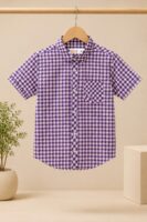 Checkered Short Sleeves Shirt