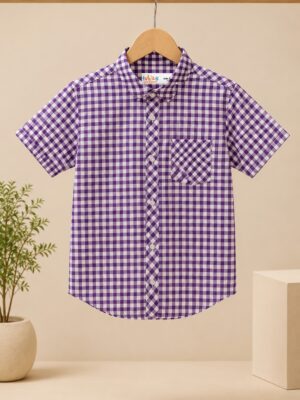 Checkered Short Sleeves Shirt