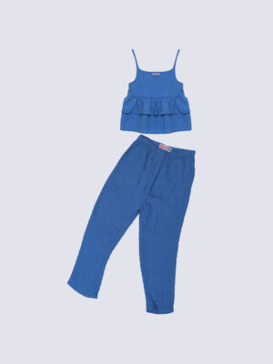 Frill Style Sleeveless Lounge Wear