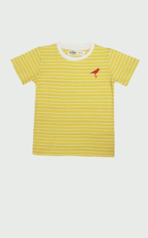 yellow YARN DYED STRIPER TEE