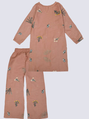 Embroiderd Girls Suite