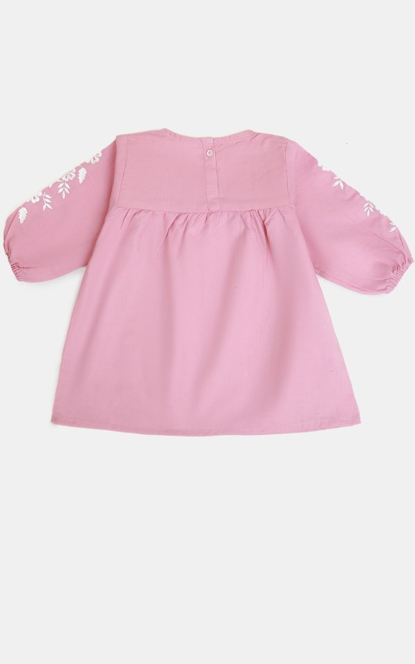 Girls embroidered top