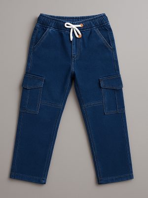 Elasticated Waist cargo Jeans