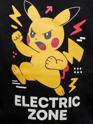 pikachu sweatshirt.