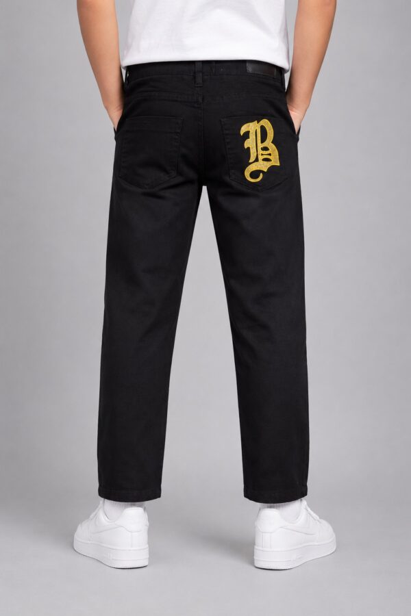 Black Falcon Embroidered jeans