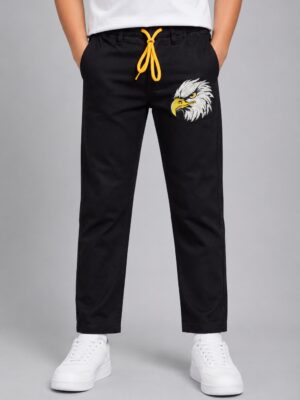 Black Falcon Embroidered jeans