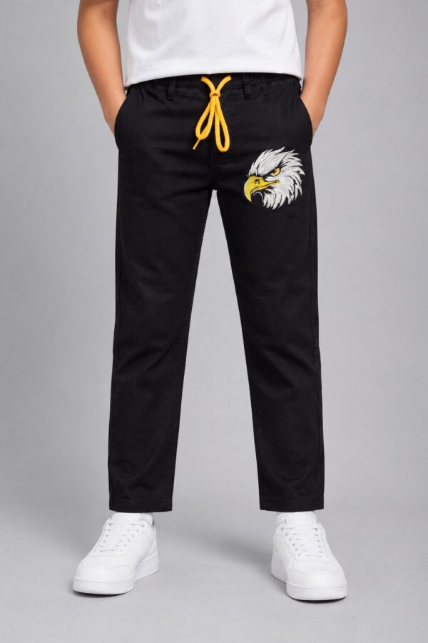 Black Falcon Embroidered jeans