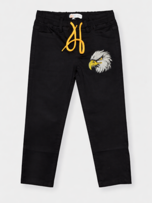 Black Falcon Embroidered jeans