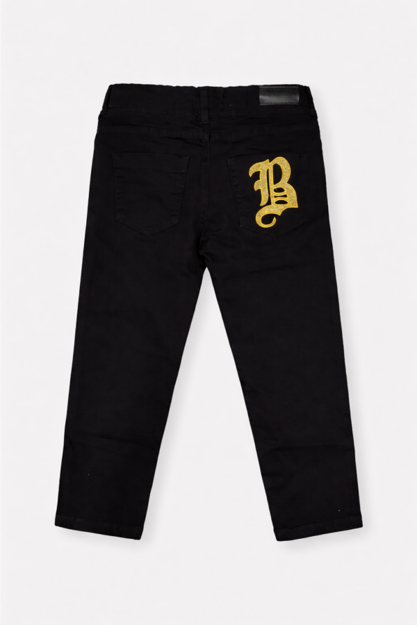 Black Falcon Embroidered jeans