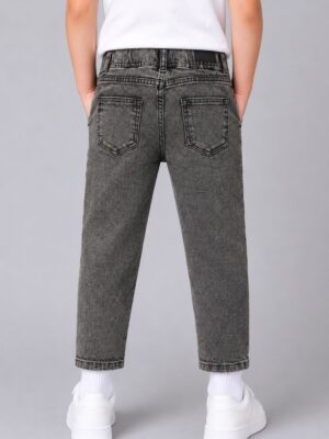 Fashion elasticated boys jean backside