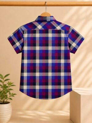 Purple wave casual shirt