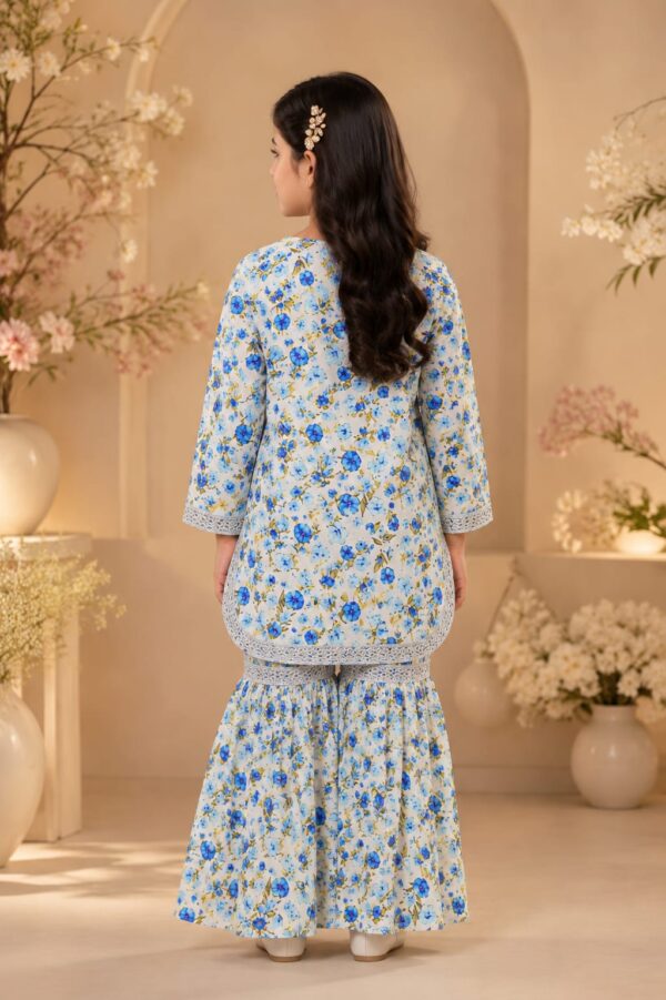 Floral blooming sharara set