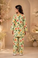 Floral girls suit