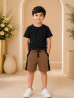 Earth Brown Kids Co-ord