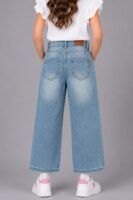 Heart Embroidered girls jeans