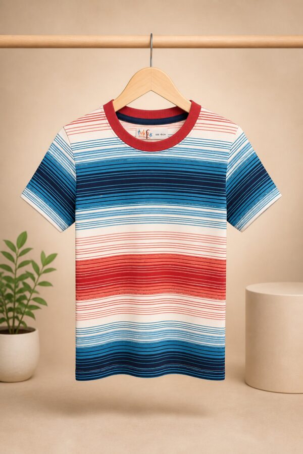 Multi striped tee