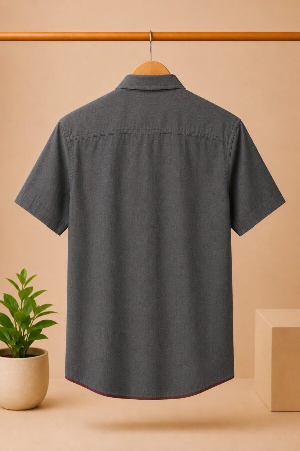 Charcoal Grey  Casual Shirt