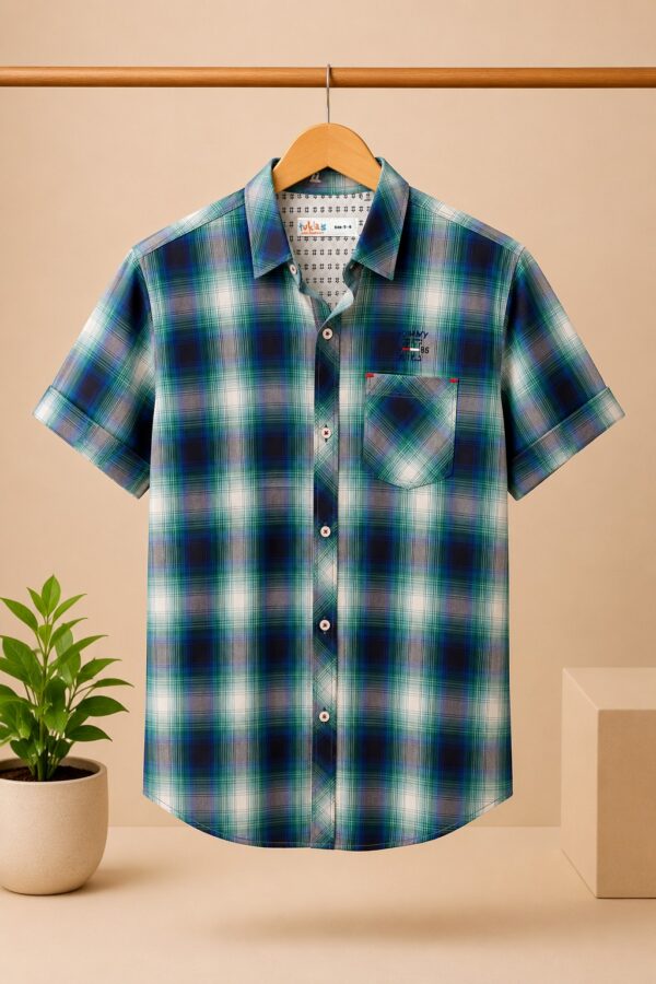 Boys check shirt