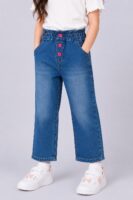 Elasticated waist kapri jeans