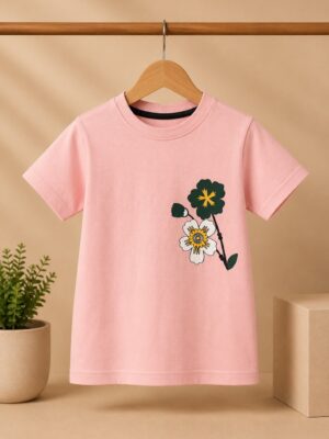 Flower printed tee