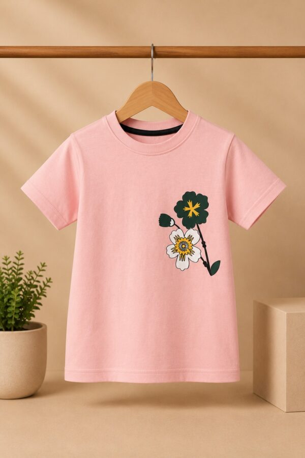 Flower printed tee