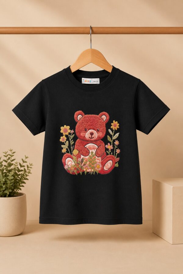 bear printed tee