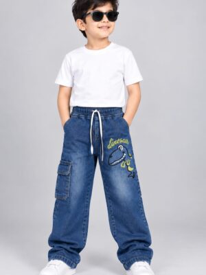 Dino Emb Cargo Jeans