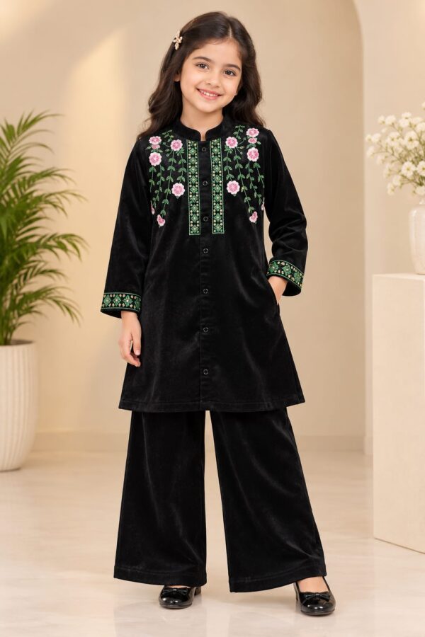 Emerald Charm Girls dress